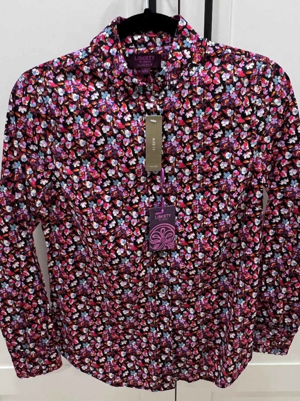 J Crew / Liberty Art Fabric Blouse